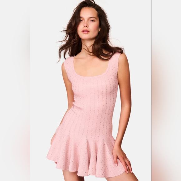 LoveShackFancy Knit Mini Dress NWT Sz XS